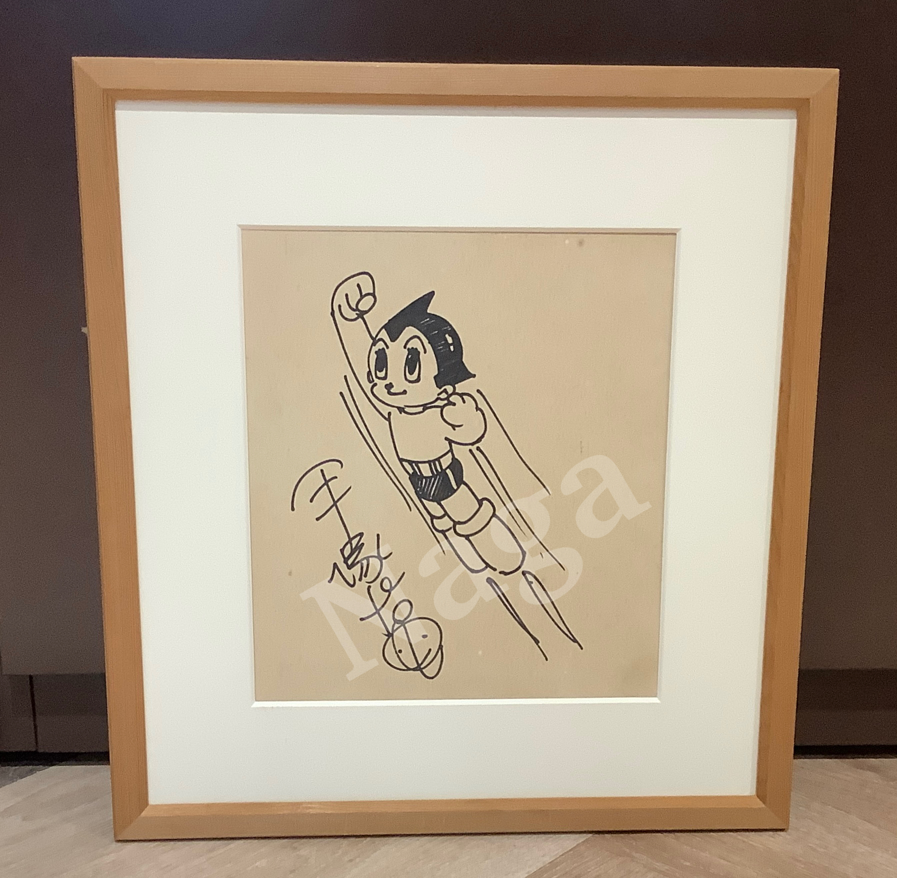 手塚治虫 サイン色紙｜鉄腕アトム｜アニメと漫画の専門店 Naga