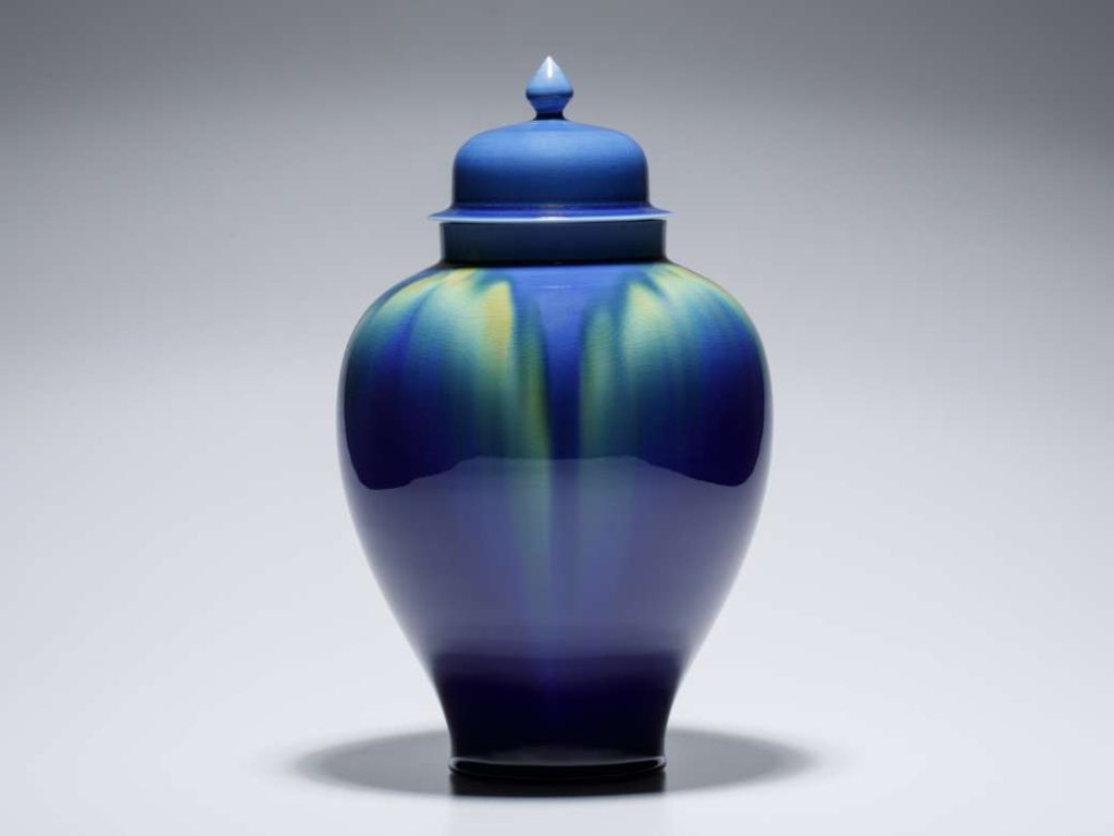 人間国宝 三代徳田八十吉 - 九谷満月