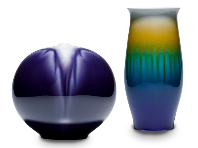 四代 徳田八十吉 - 九谷満月