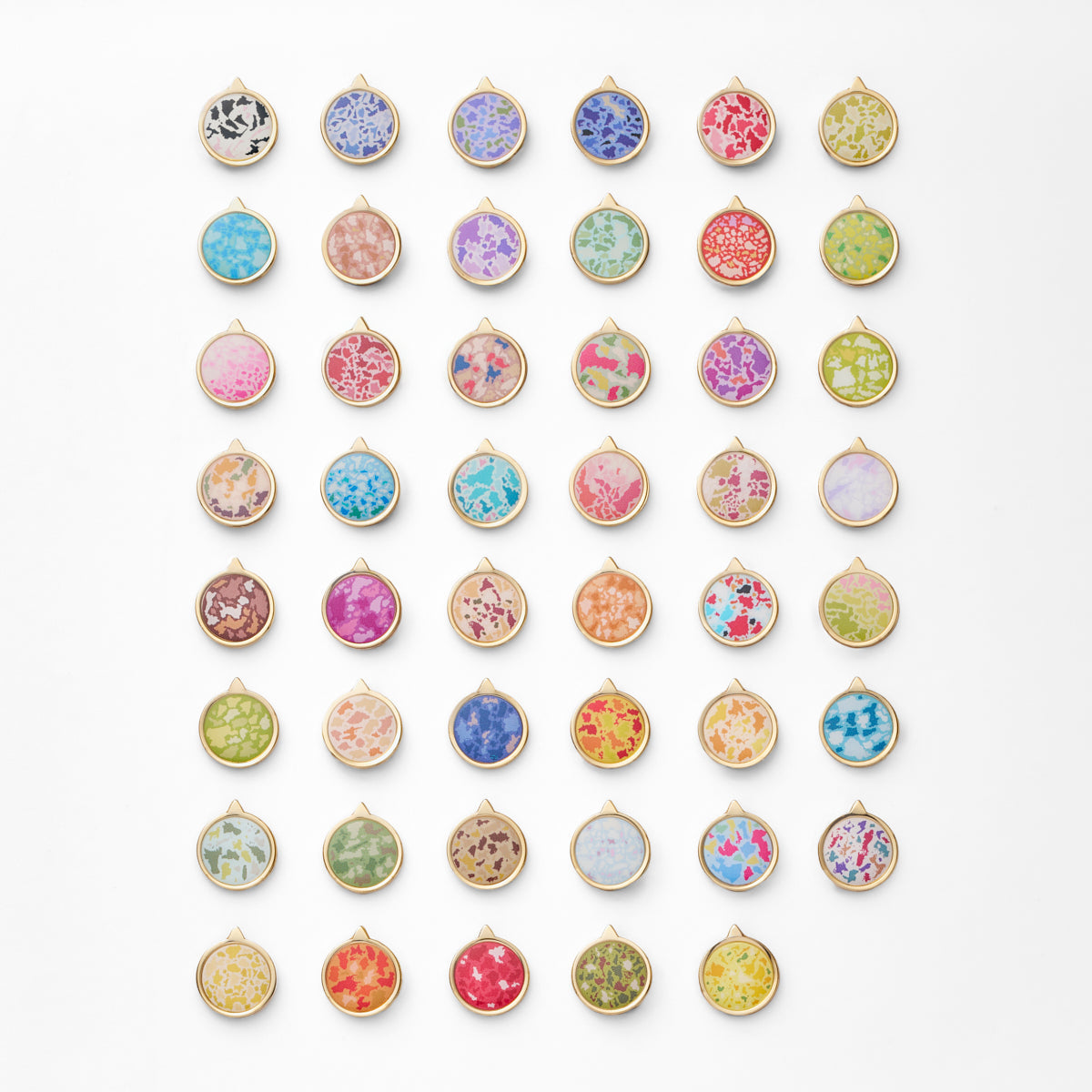 47palette カラーピンズプラス(2種)/42長崎県｜地図グッズ｜Map Design