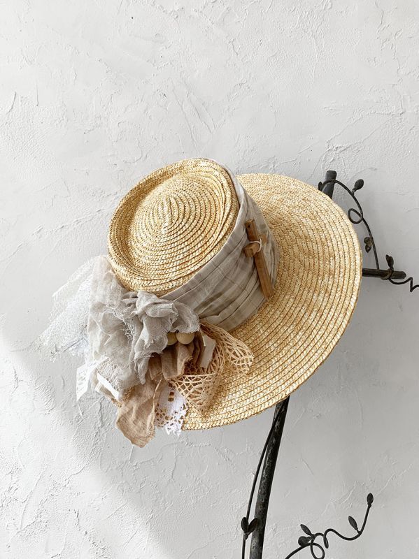 pollenbienco／アンティークレースの帽子・B - MARCHE' DE SOEUR