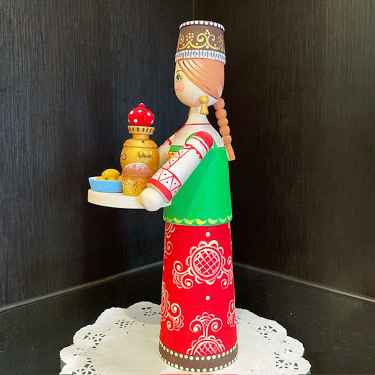 ロシア雑貨店マリンカ / ロシア人形（ティータイム）wd011
