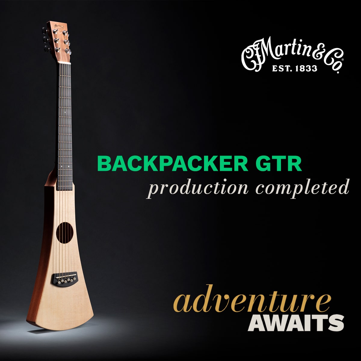 Martin Guitar BACKPACKER GTR Production Completed | バックパッカー