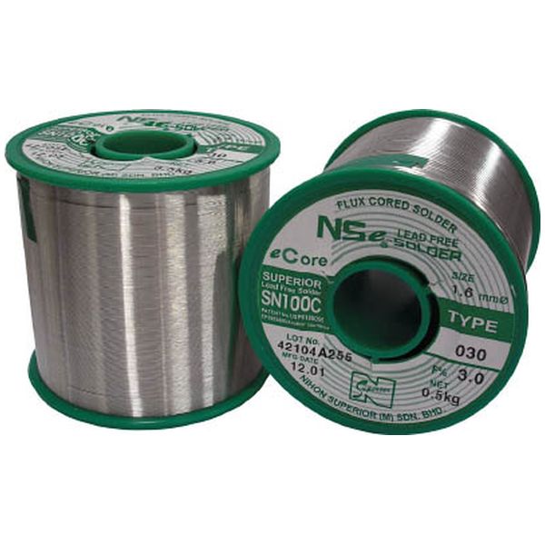 鉛フリ-ヤニ入りはんだ1.6mm SN100C03016 日本スペリア社製｜電子部品