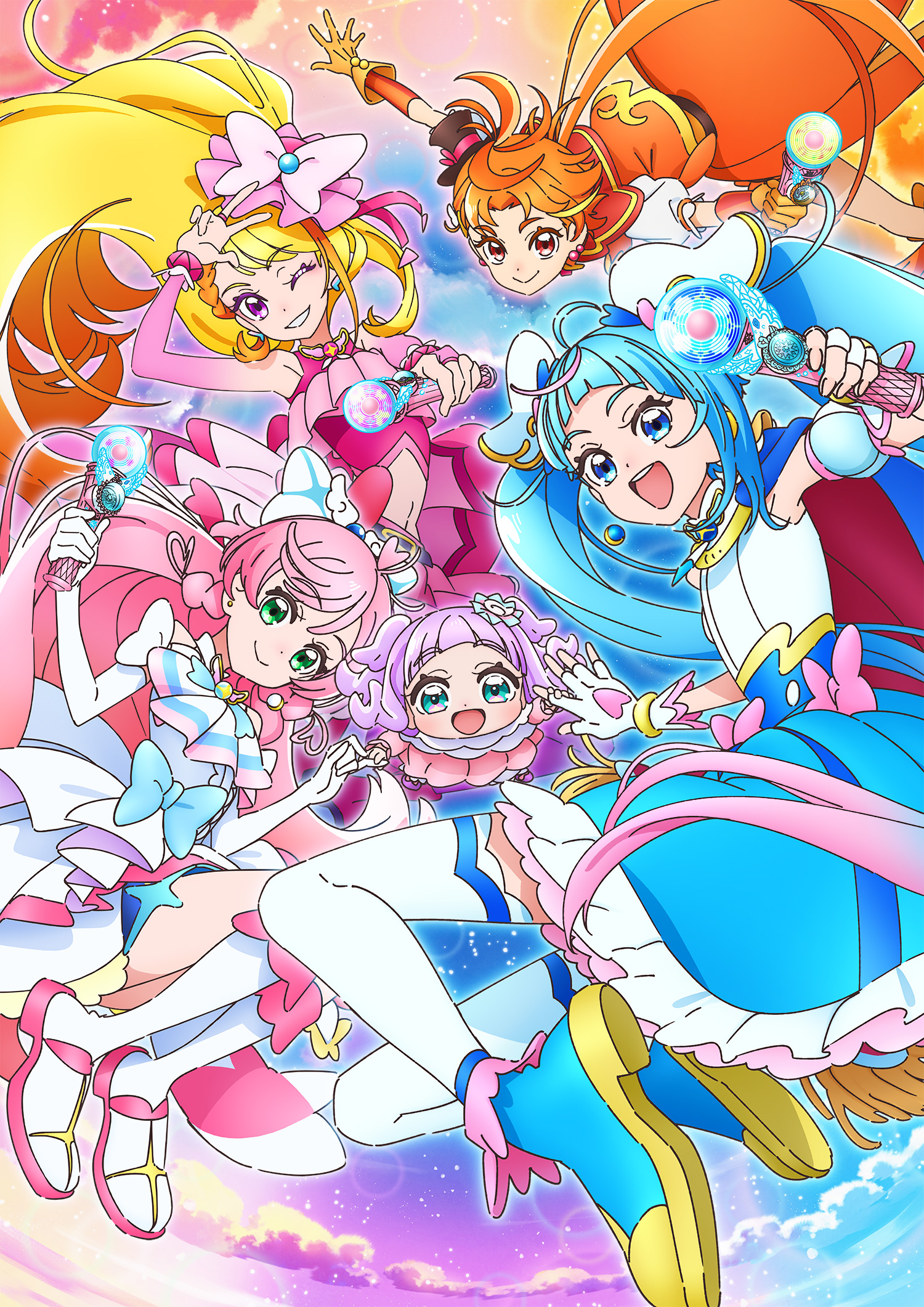 フレッシュプリキュア Blu-ray全巻購入特典 A3布ポスター フレッシュ