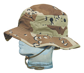 US(米軍) 6カラー デザート(チョコチップ)カモハット/実物・未使用