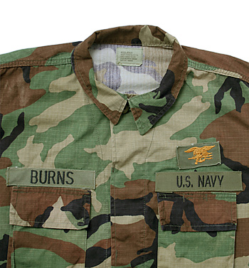 US NAVY(米海軍) SEALs 着用 80～90's ウッドランド・カモ BDU