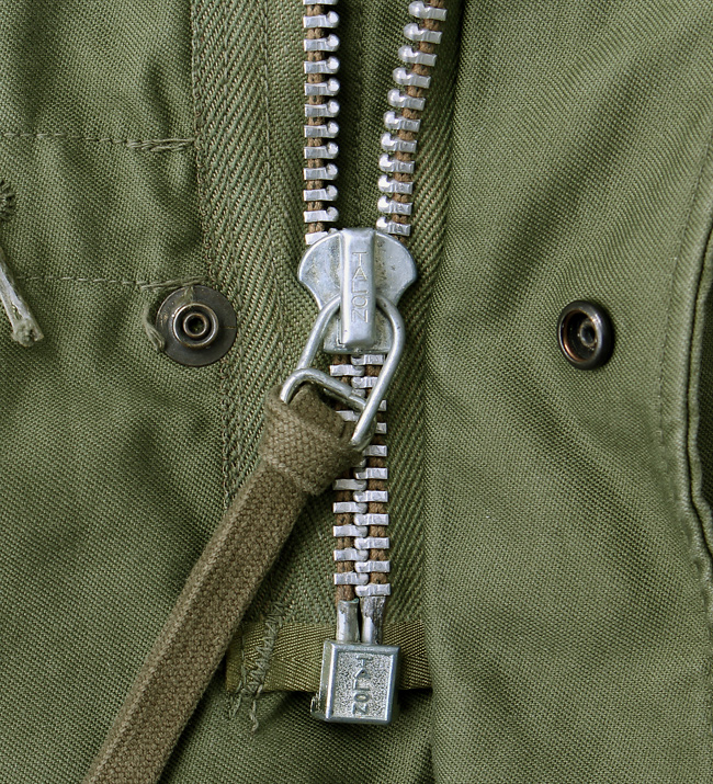米軍実物 M-51 フィールドジャケットcrownジッパー S-S アメリカ軍 米