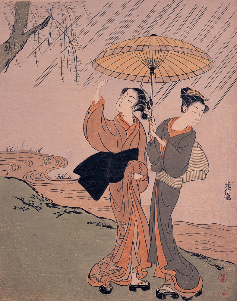 傘さし美人 | 展示作品 | マスプロ美術館｜マスプロ電工