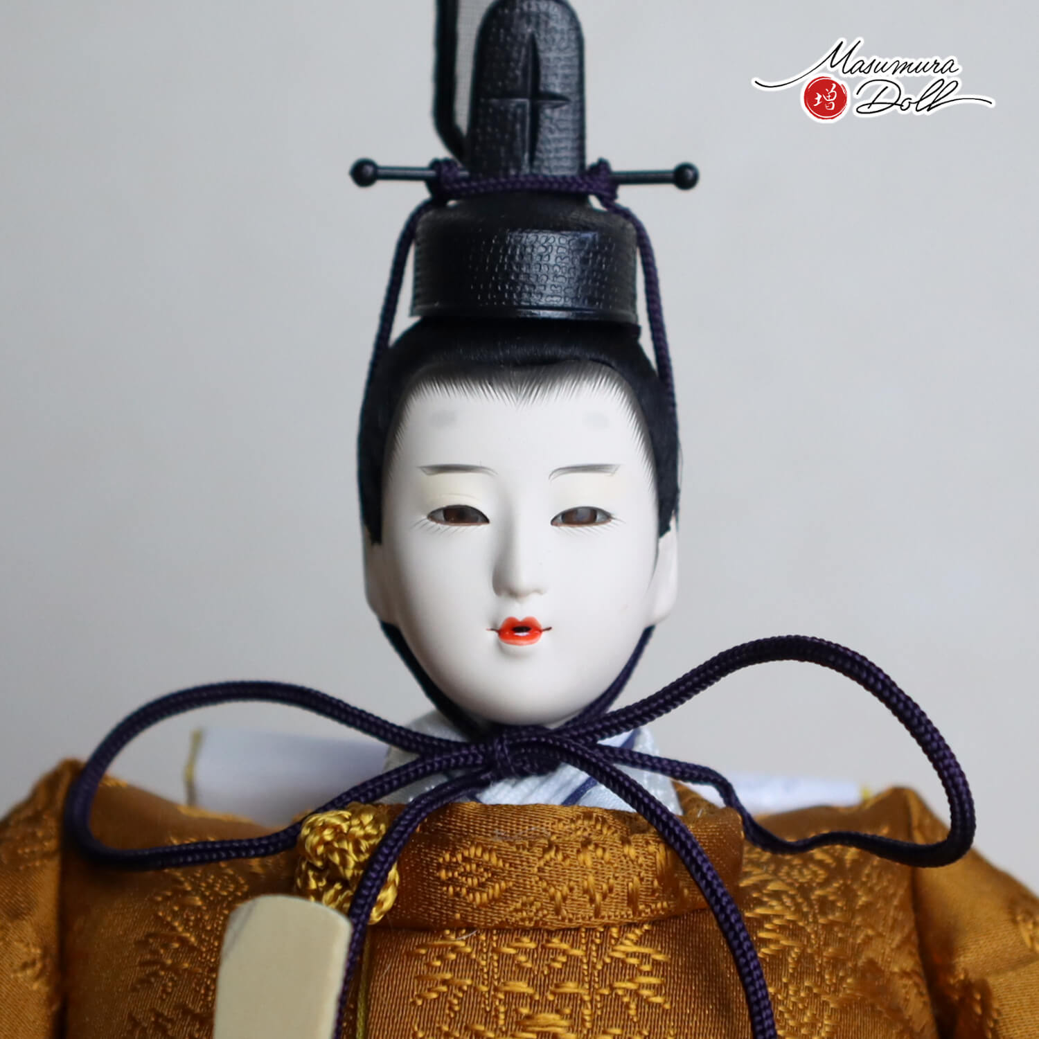 最新作 増村人形店 オリジナル 華峰作 芥子親王 即位 天皇陛下 黄櫨染