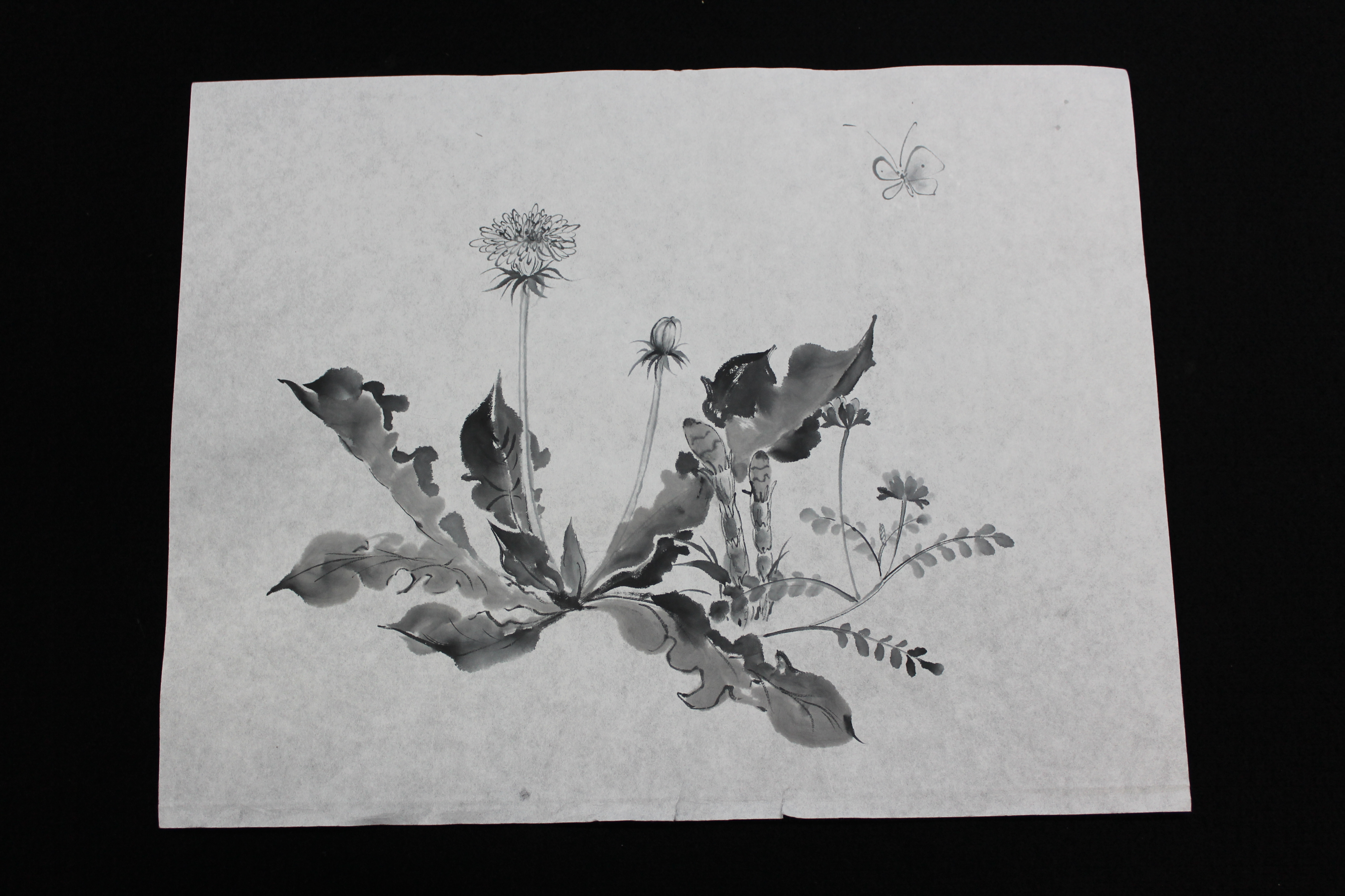 楽しい水墨画体験-春の野花を描いてみよう-…2019年4月27日(土)【終了