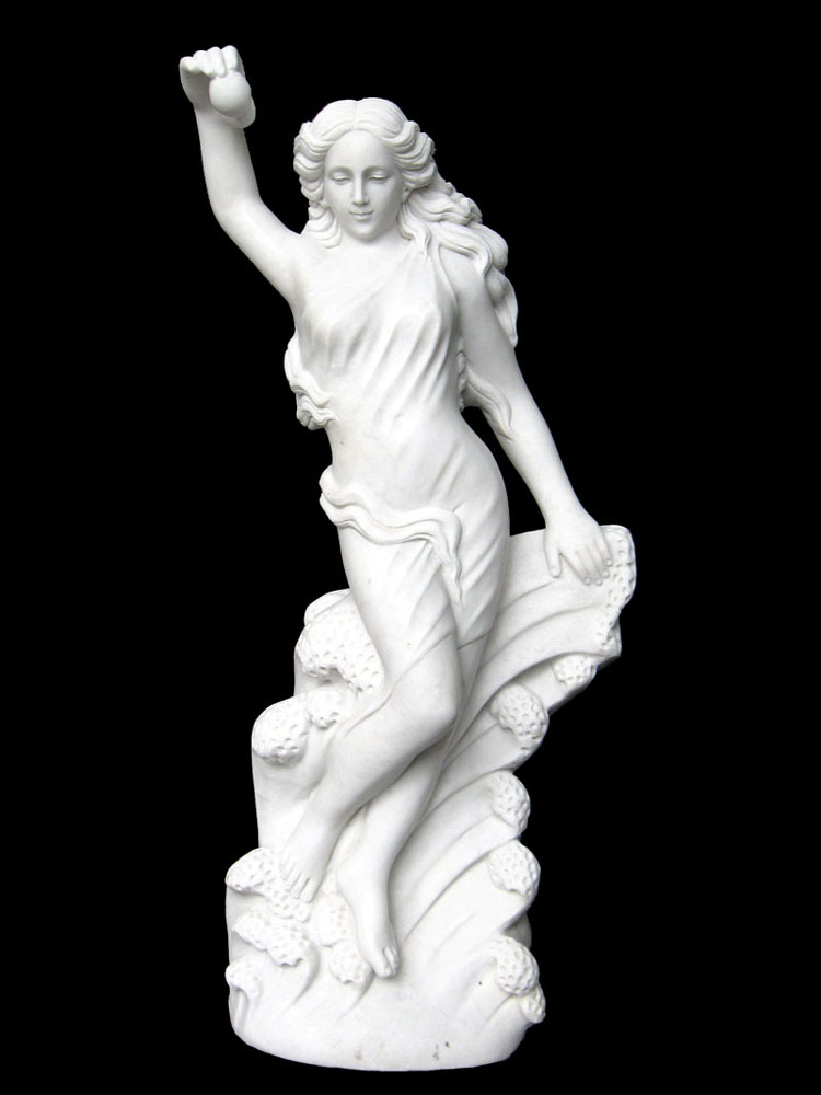 天然大理石彫刻の石像を販売しています。水の精をモチーフにした彫刻像