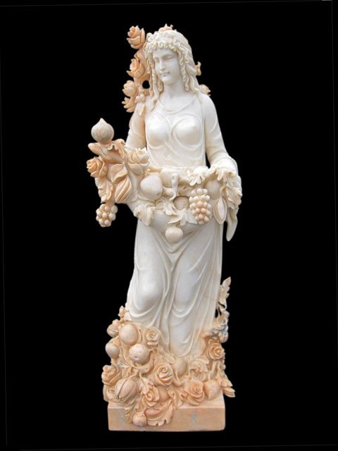 石製彫刻置物 検 神殿 大理石 オブジェクト 美術工芸 彫刻 石製彫刻