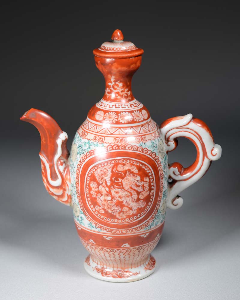 古九谷 飯田屋 宮本屋窯 赤絵 山田久録 江戸期 アンティーク九谷焼 1