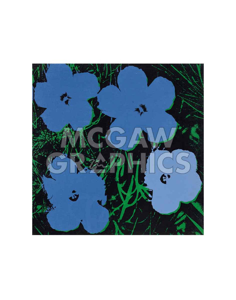Flowers, 1964 (blue & green) | McGaw Graphics
