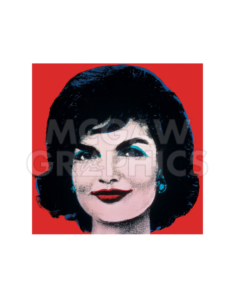 Jackie, 1964 (on red) | McGaw Graphics