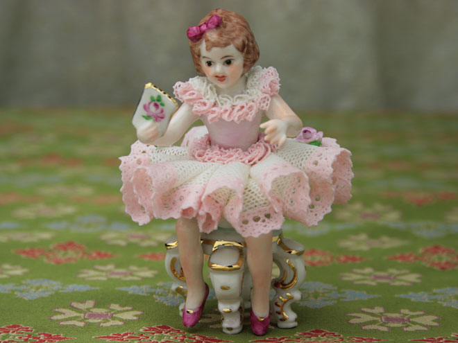 ドイツ ジッツエンドルファ レース人形 箱付 ドレスデン 【公式通販】