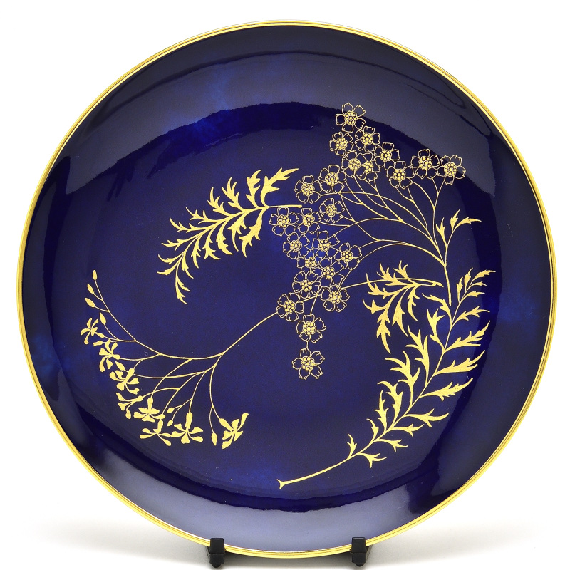 未使用 セーブル SEVRES 箱付き ファットブルー ディナー皿