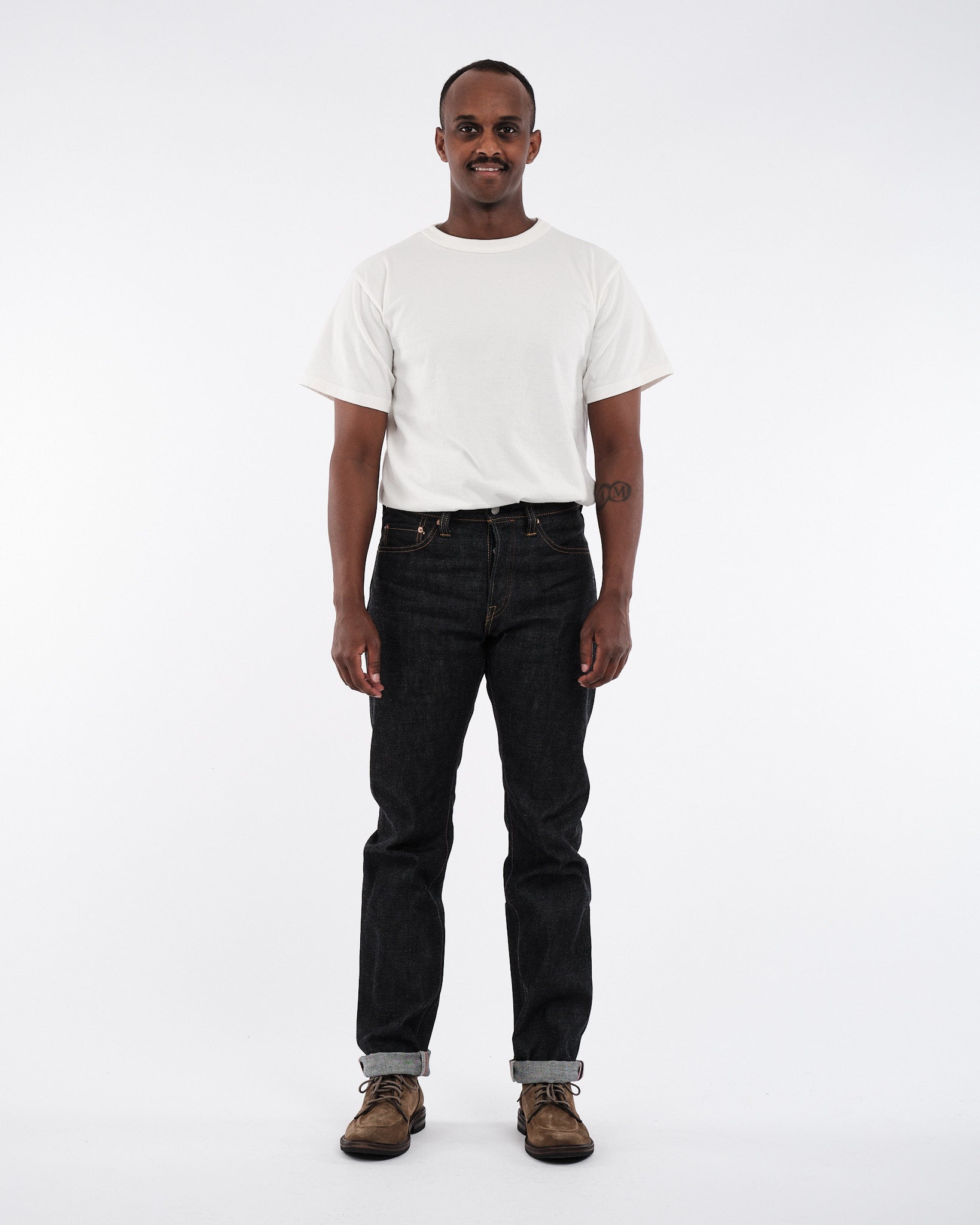 0605-V Natural Tapered 15.7 oz by Momotaro Jeans - Meadow