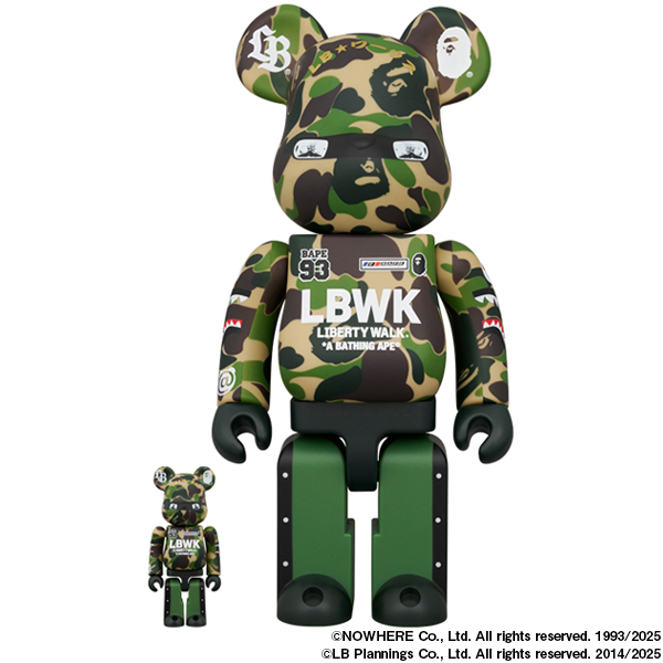 新品 バンクシー ベイプ Banksy Bape ベアブリック メディコムトイ