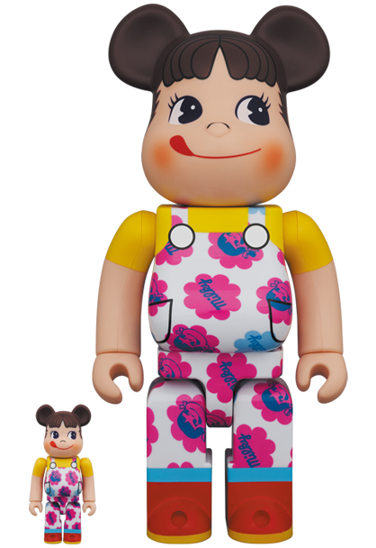 BE＠RBRICKペコちゃんThe overalls girl 100％400％ BE＠RBRICK ペコ