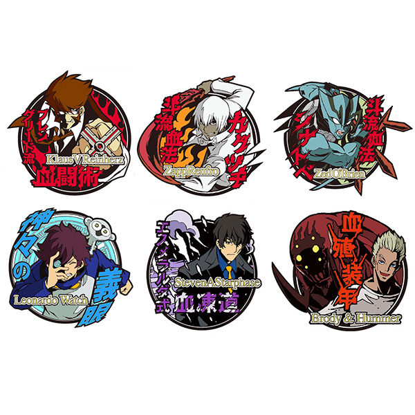 血界戦線 アニくじ 缶バッジ レオナルド スティーブン等 5点 血界戦線 アニ