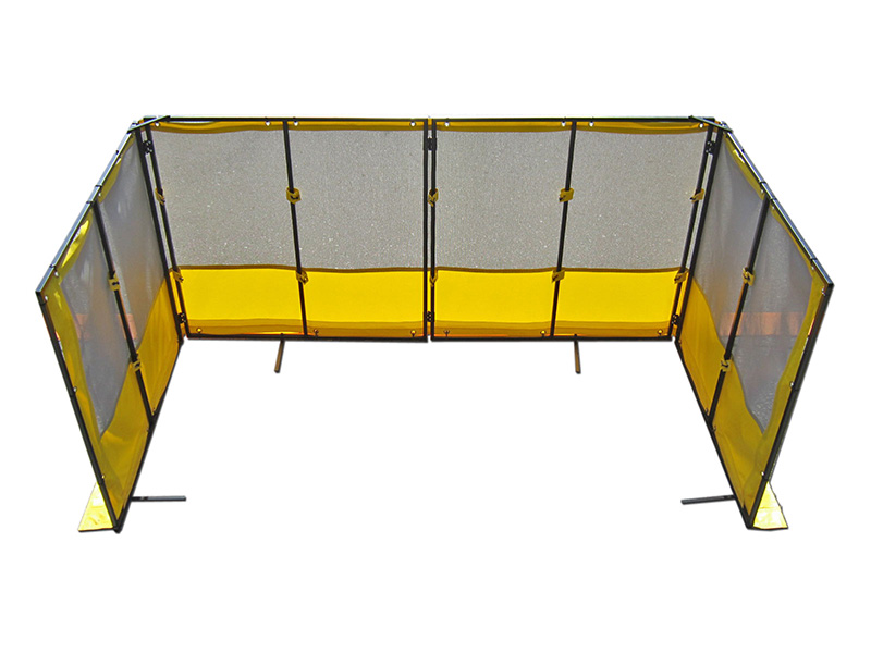 折りたたみ式飛散防止ネット 作柵（サクサク）H1020mm×W4040mm×D300mm