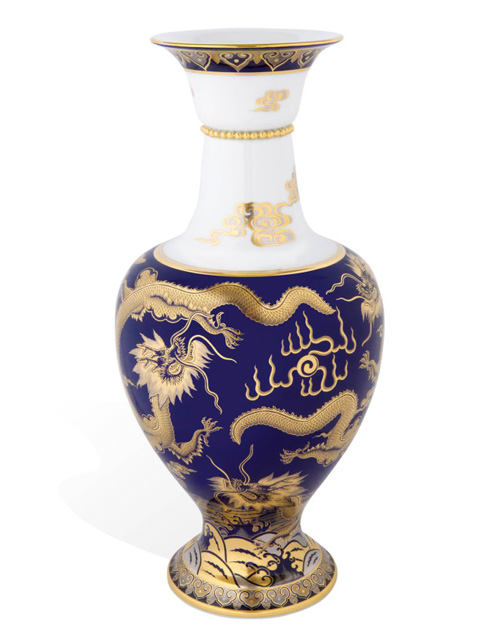 花瓶「金彩明ドラゴン」|ドイツの名窯マイセン 日本公式サイト