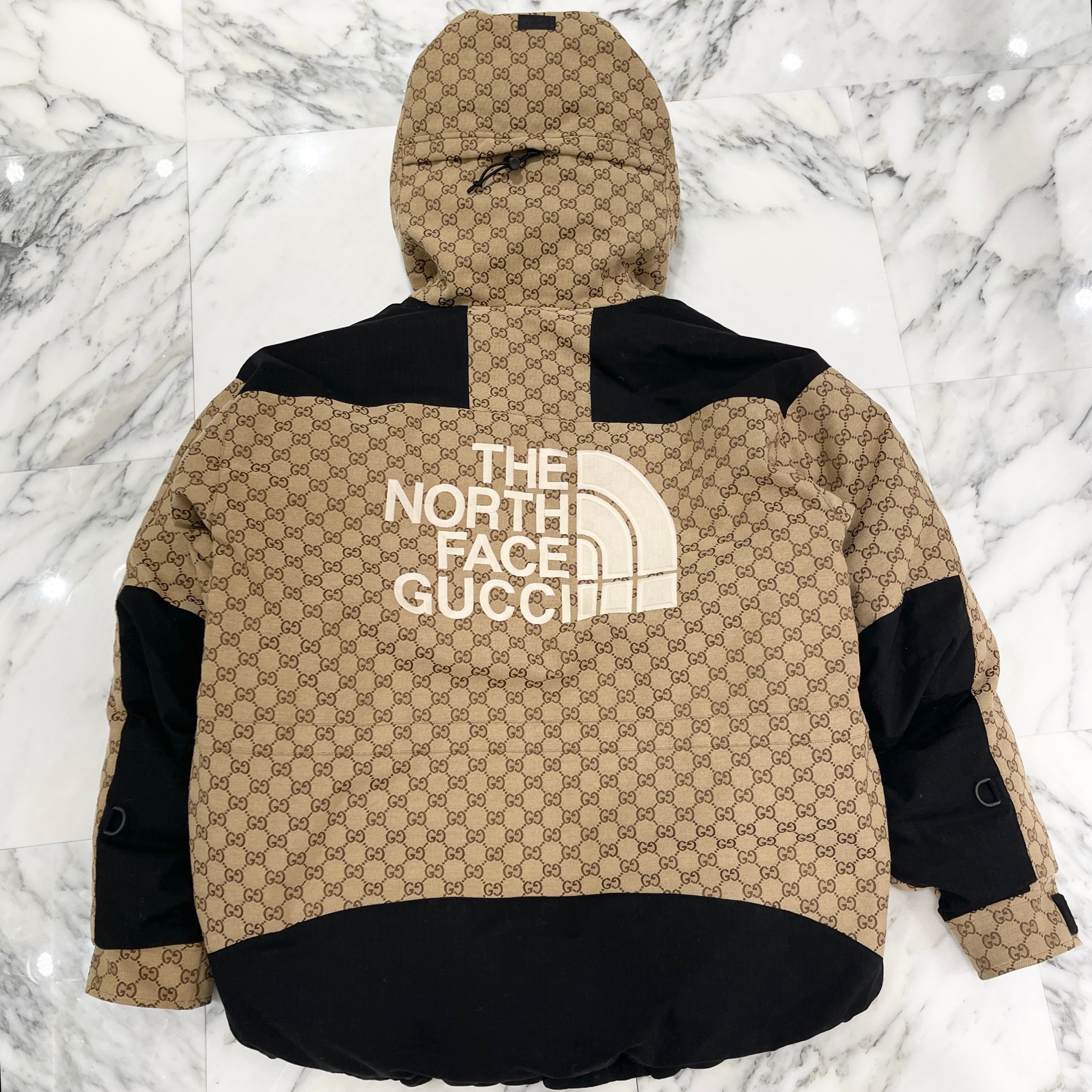 GUCCI × THE NORTH FACE 2021AW GG CANVAS Down Jacket 670769 Z28APW