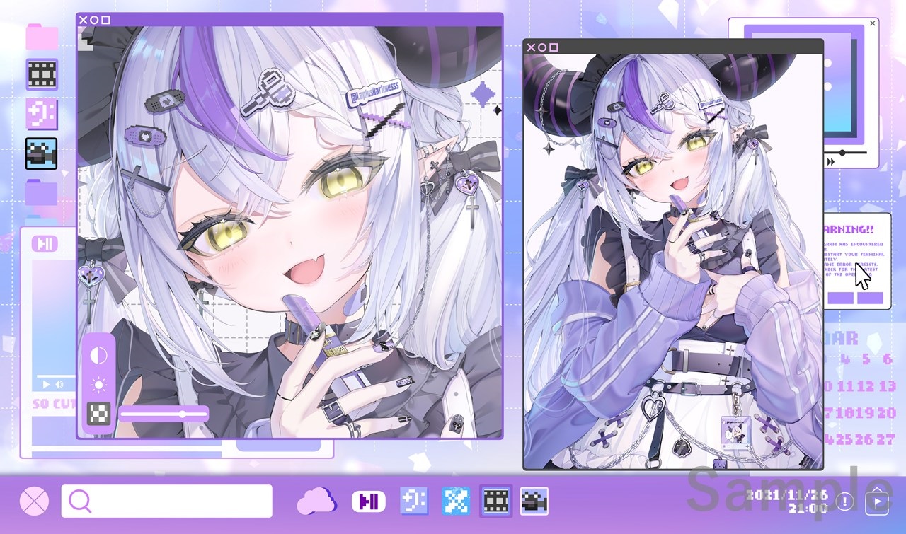 α1 ホロライブ 水着&拘束 ラプラス・ダークネス スリーブ&プレイマット