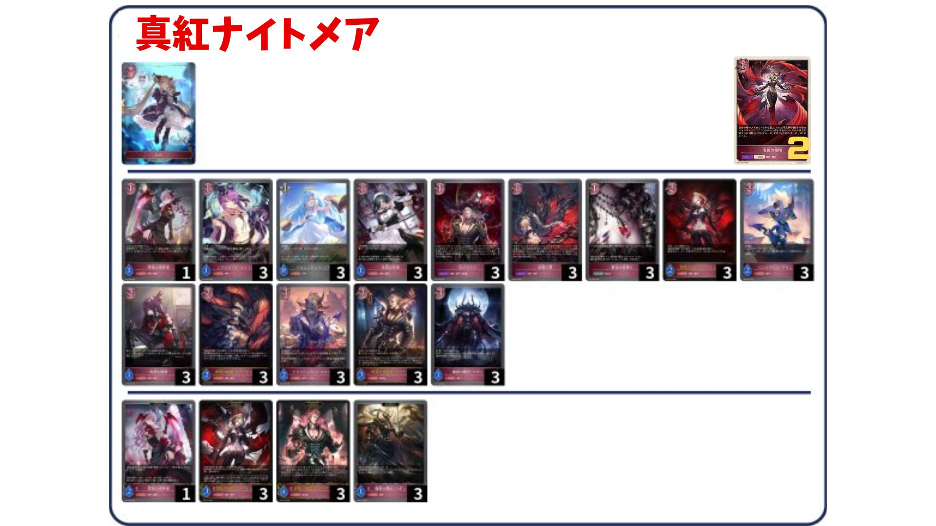 デッキ販売】真紅ナイトメア 販売ページ｜シャドバ通販｜高価買取も