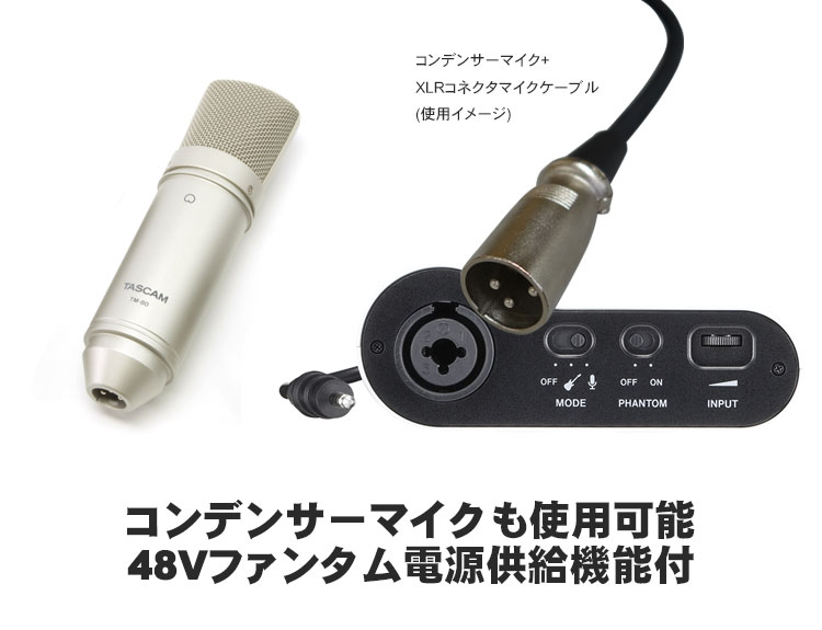 TASCAM オーディオ変換器 iXZ (ステレオミニ接続ケーブルセット)【福山