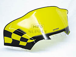 479-479-77 - Ski-Doo Med-Low Flared Black Checkerboard on Yellow
