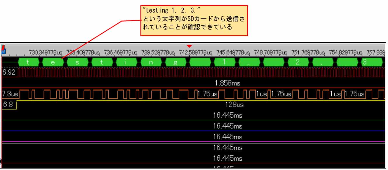 ロジックアナライザー ZEROPLUS LAP-C を使ってみた ( SDカードの SPI