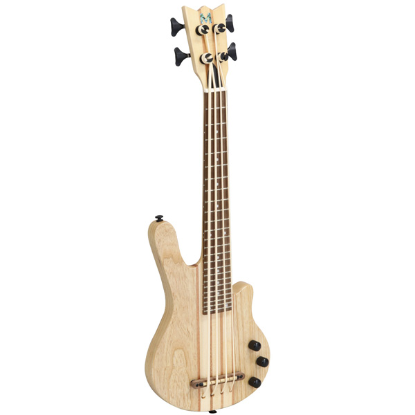 マハロ ウクレレ エレキベース ナチュラル(新品ダダリオ弦付き) マハロ