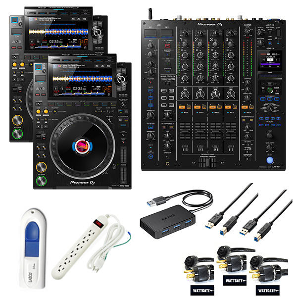 Pioneer DJ / CDJ-3000 2台 (その他ケーブル/カバー付) Pioneer DJ CDJ