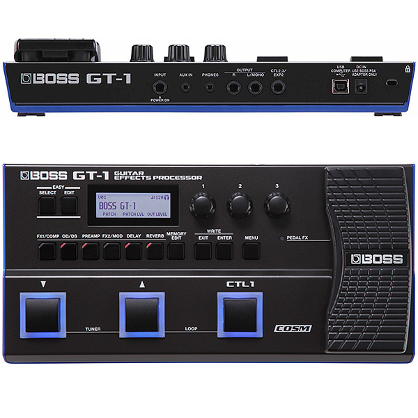 BOSSのマルチエフェクター「GT-1」豪華すぎる機能満載！初めのマルチに