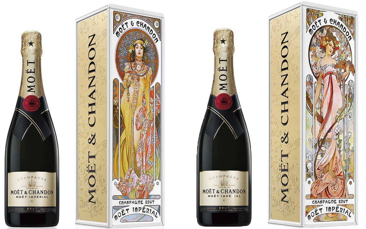 モエ・エ・シャンドン 創業280周年記念 アルフォンス・ミュシャ ギフト