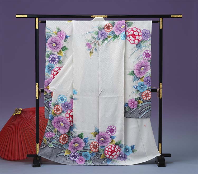 藤娘きぬたや 総絞り振袖 | 岐阜できぬたやの振袖なら三ツ星