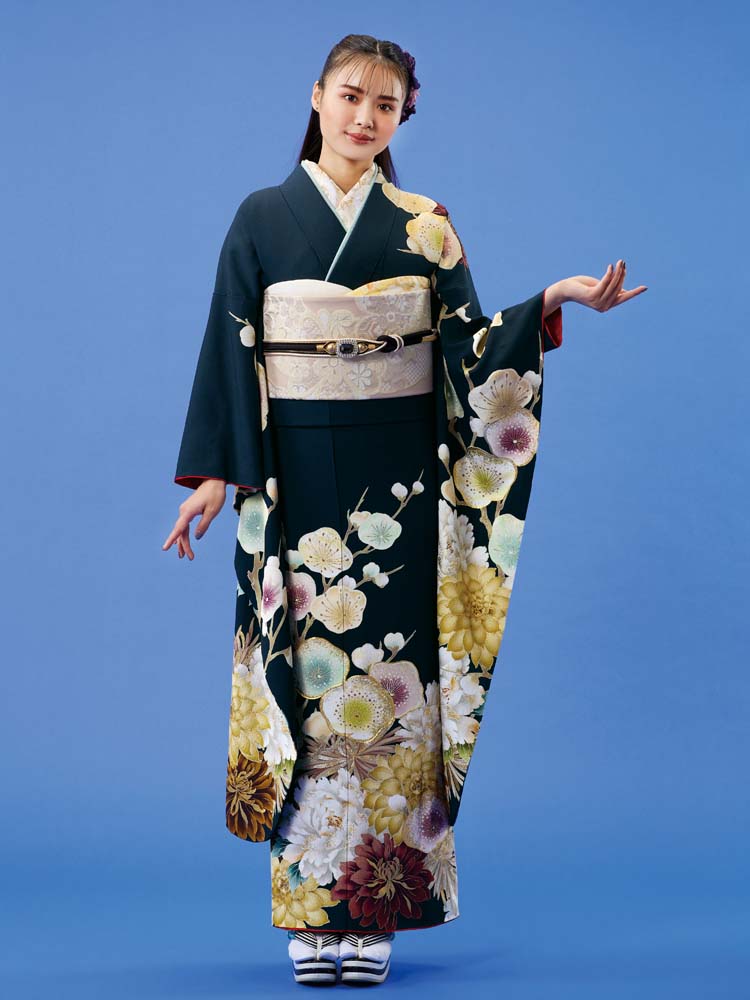 シンプルモダン振袖 H-612 | 岐阜・大垣・一宮で振袖レンタル・購入