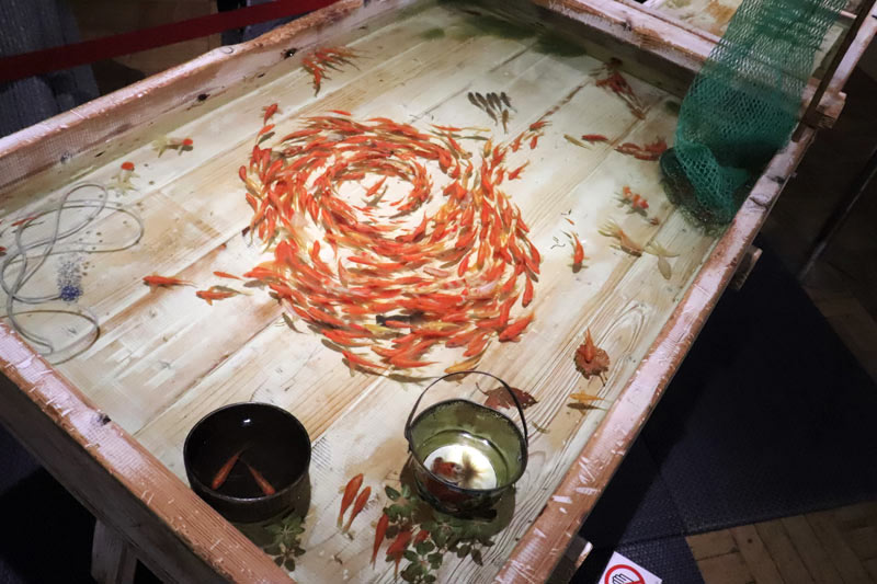 2.5Dの立体的な金魚オブジェ 2.5Dの立体的な金魚オブジェ