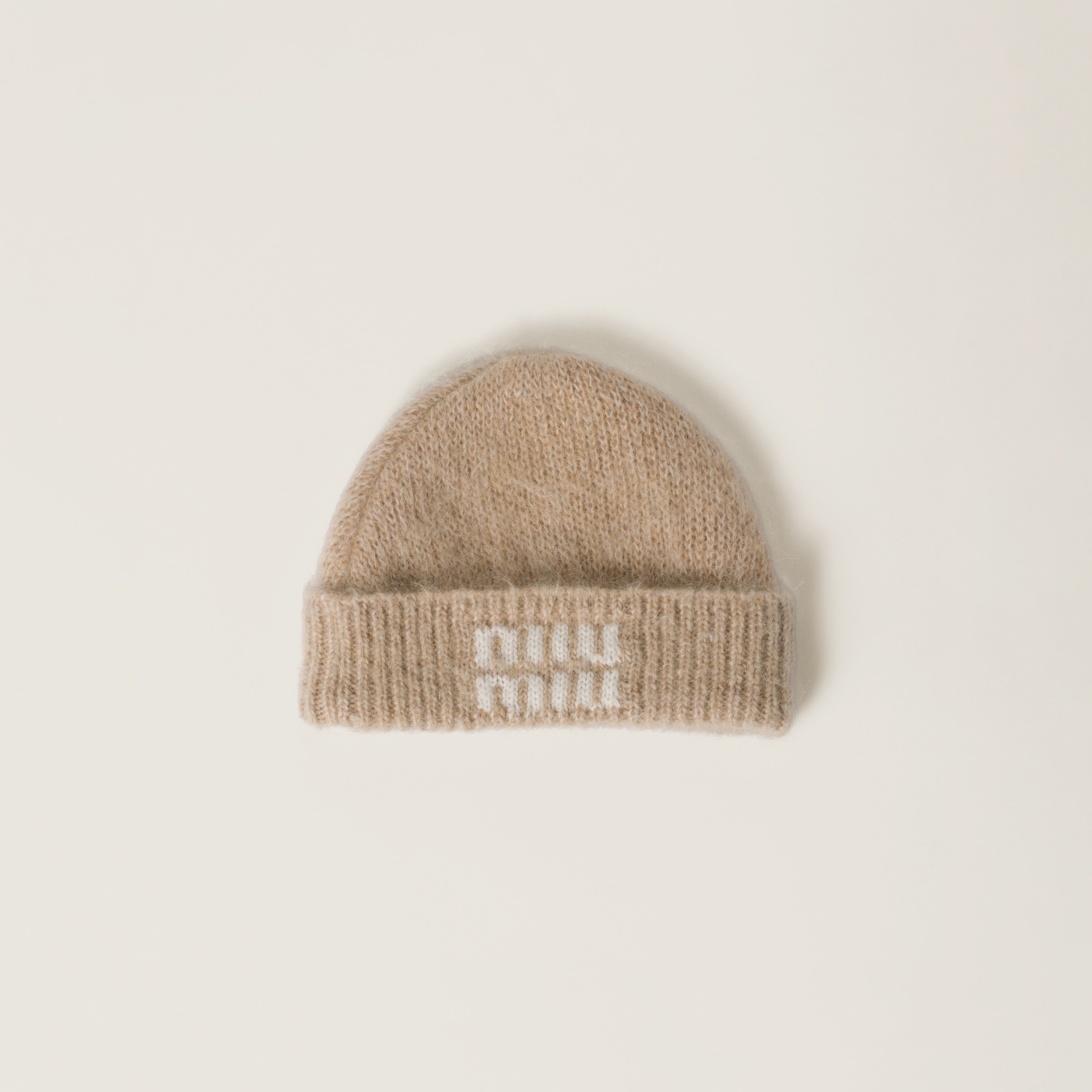 Natural Mohair Beanie | Miu Miu