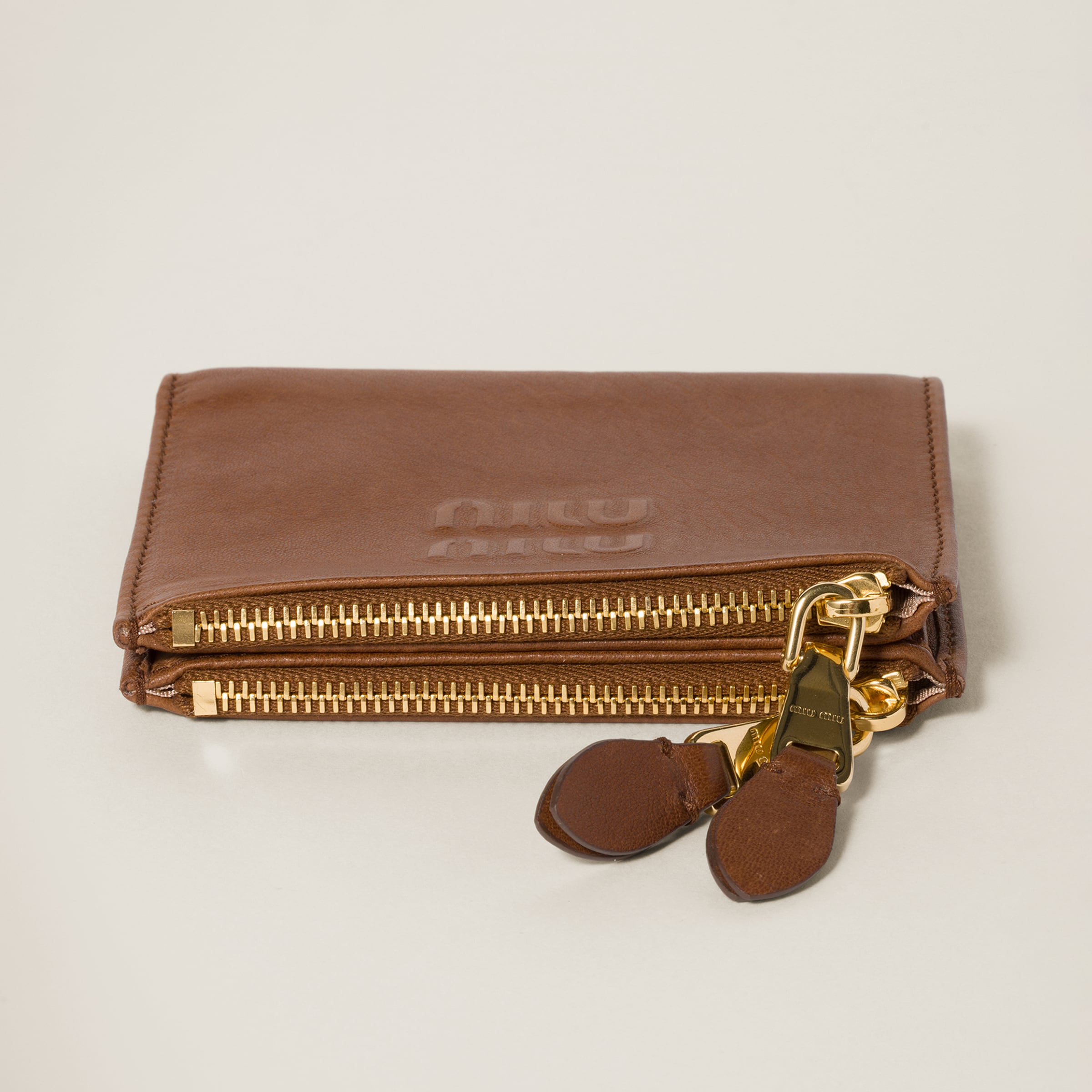 Oak Small Nappa Leather Wallet | Miu Miu