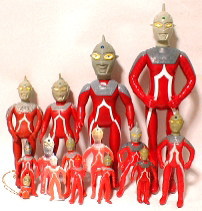 ブルマァク初期セブン】昭和当時物 ウルトラセブン 顔グレー成形 入手困難