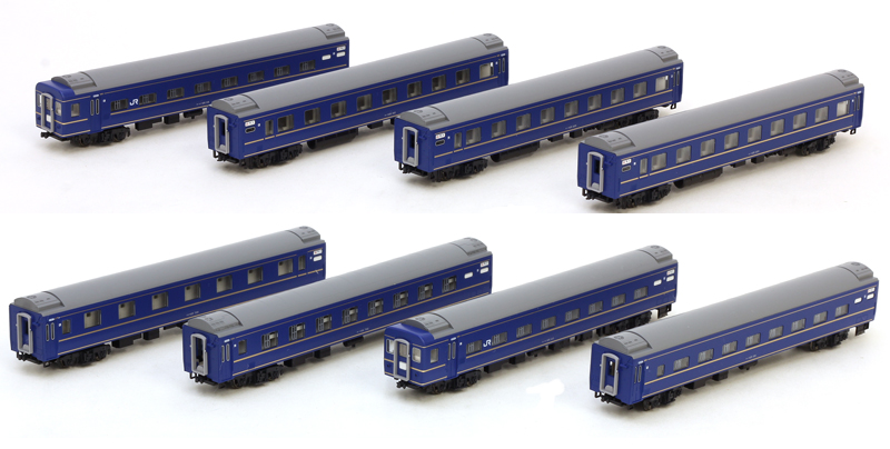 KATO Nゲージ 24系 寝台特急あさかぜ金帯7両基本+8両