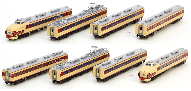 Nゲージ 10-241・242 485系 初期形 雷鳥 基本8両+増結4