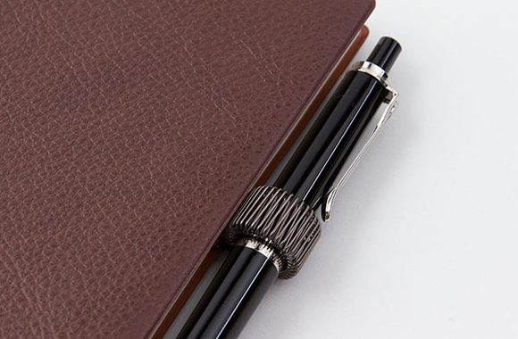 ミドリ】ミニクリップペンホルダー 黒(82218006)