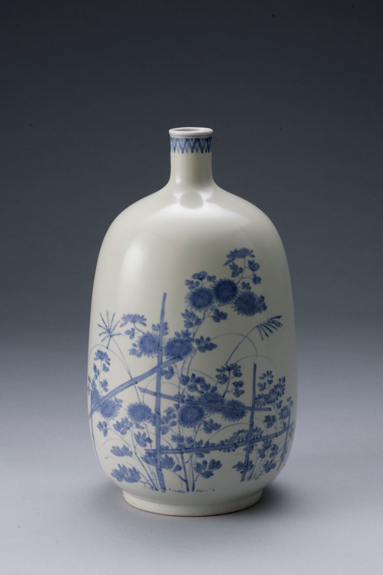 乾山 向付 秋草紋 8客 専用 乾山 向付 秋草紋 8客 専用 染付秋草文碗