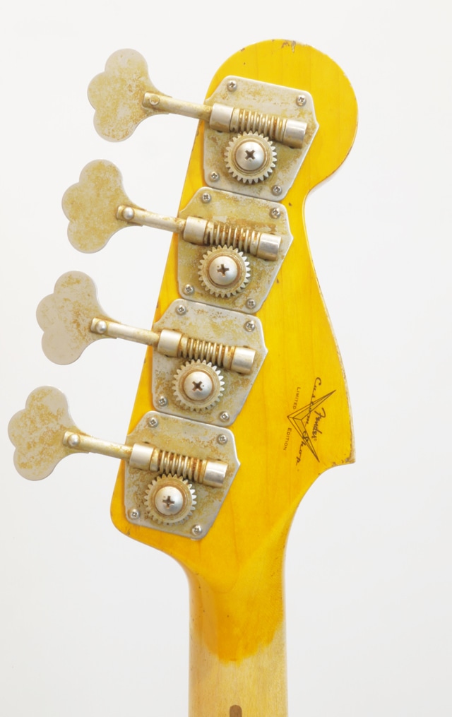 Custom Build J Signature Precision Bass Heavy Relic Champagne Gold