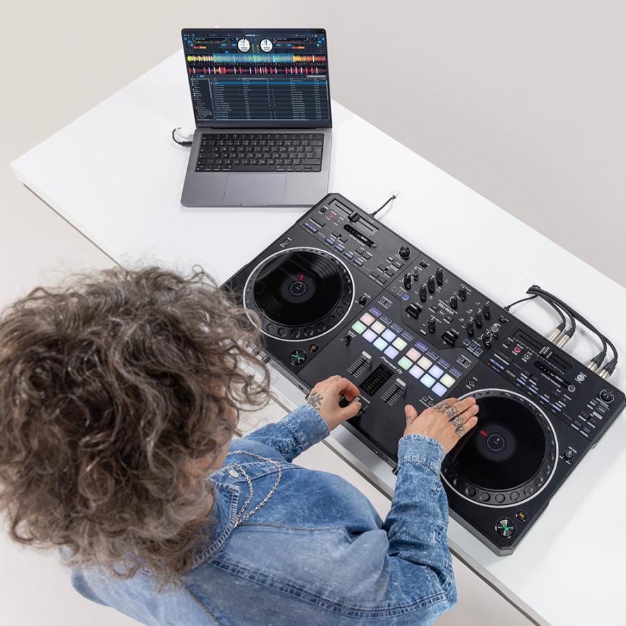 みーやんさん専用]DJコントローラー ブラック ヘッドフォン付き みーや